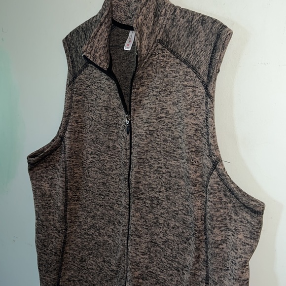 Exertek Gray Vest 100% Polyester Sz 2X Full Zip - Picture 4 of 11